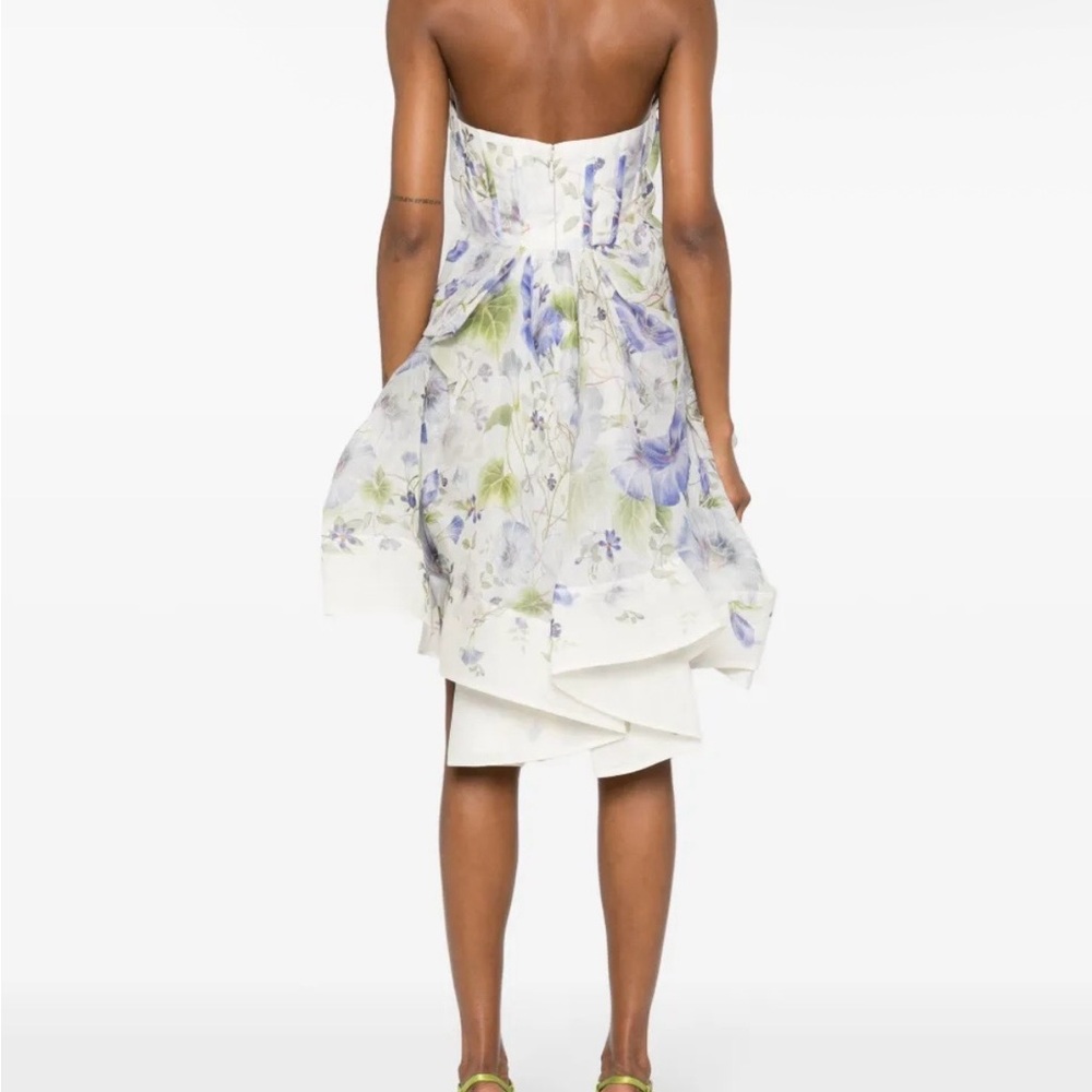 ZIMMERMANN Natura Draped mini dress - Picture 4 of 12